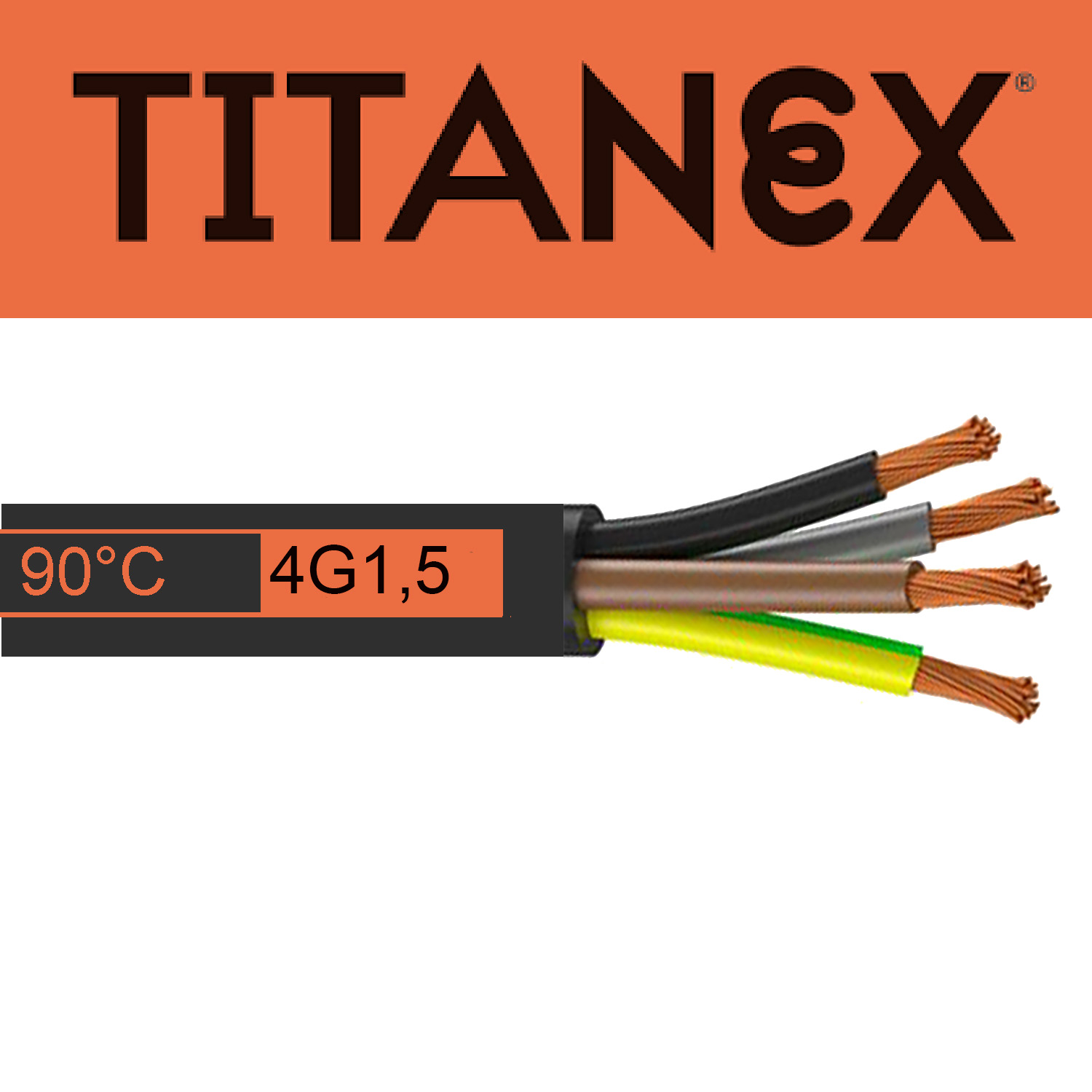 123864 H07RN-F TITANEX® 4G1,5 mm²
