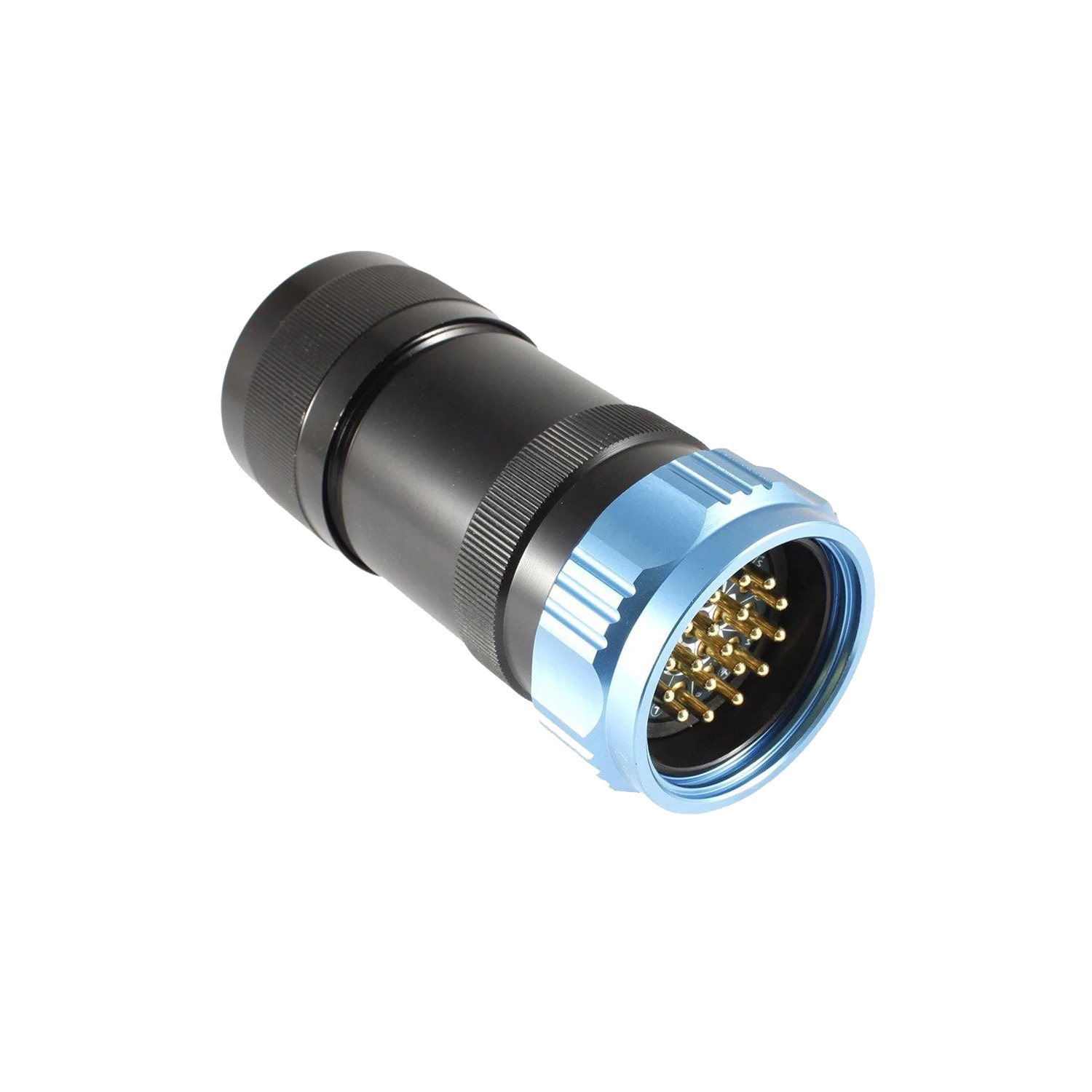 122208 Socapex Cable Male 19 Way Pin Krimp Spider blauw/ zwart 6xØ12 mm Showsafe